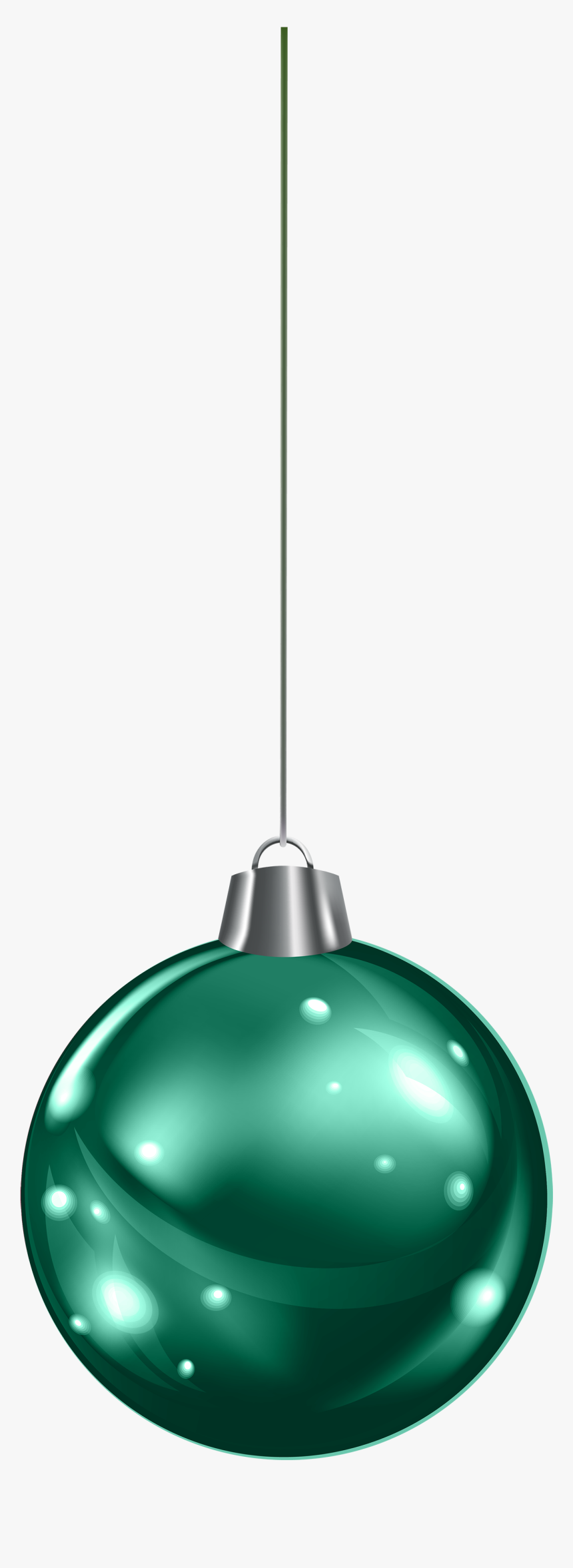 Hanging Green Christmas Ball Png Clipart Green Hanging