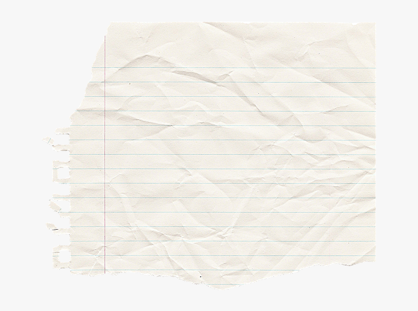 Transparent Note Paper Png - Crumpled Paper Transparent Background, Png Download, Free Download