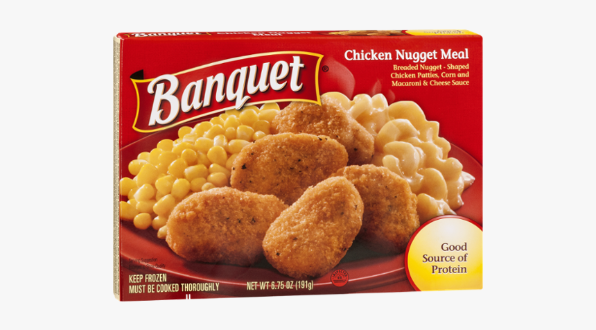 Banquet Chicken Nuggets And Mac And Cheese, HD Png Download, Free Download