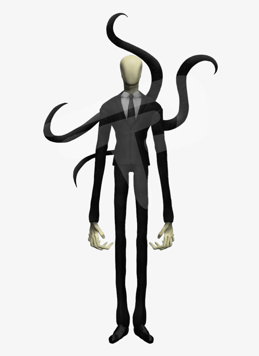 The Eight Pages Slender Man Stabbing Slender - Slender Man Transparent Background, HD Png Download, Free Download