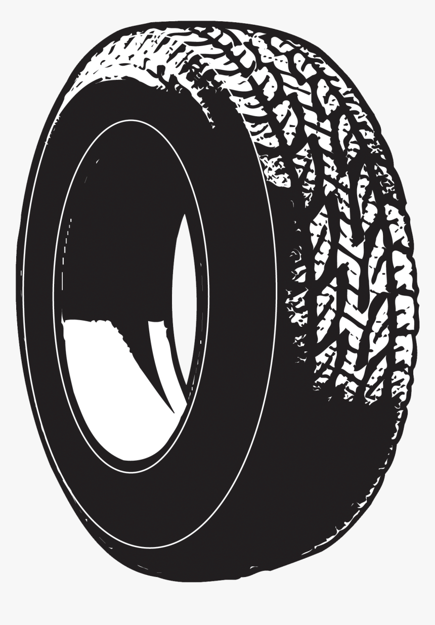 Car Tire Clipart - Car Wheel Clipart, HD Png Download, Free Download