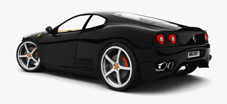 Transparent Ferrari Png - Ferrari Black Car Png, Png Download, Free Download