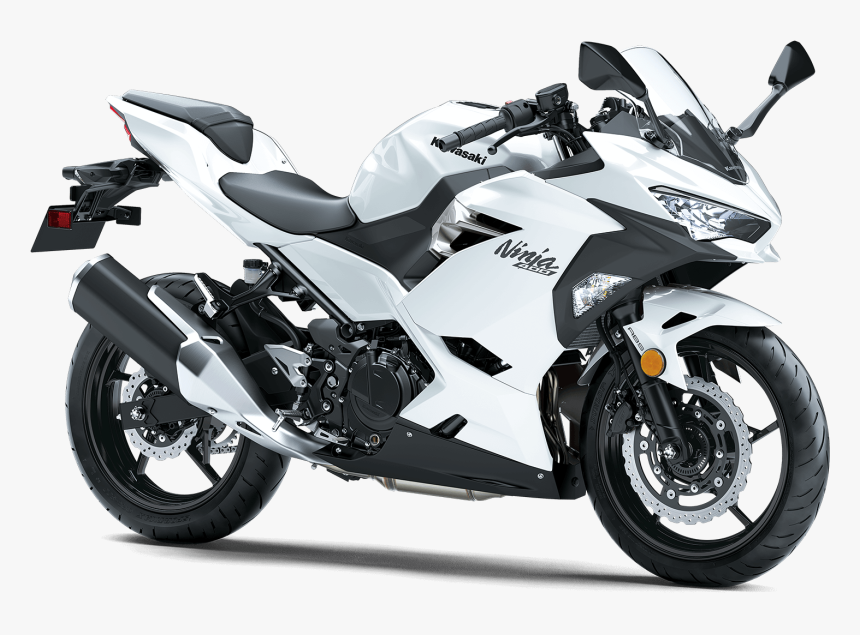 Pearl Blizzard White - 2020 Kawasaki Ninja 400, HD Png Download, Free Download