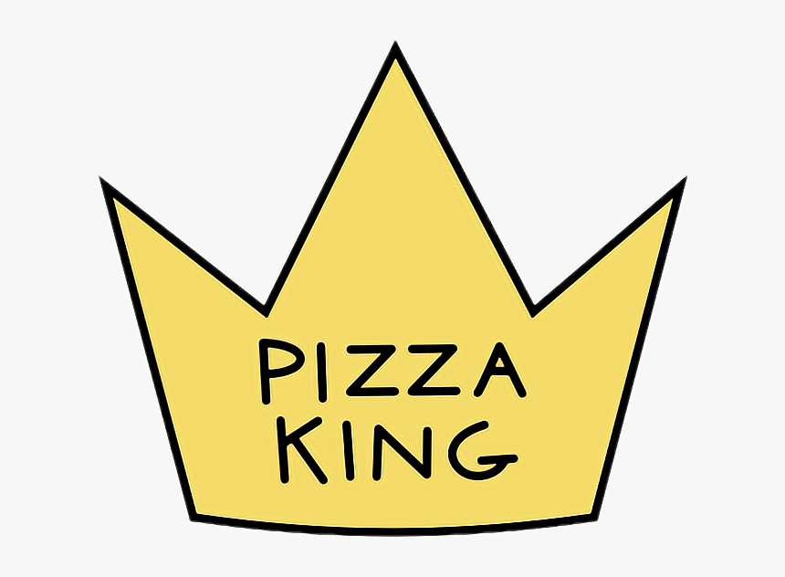 #pizza #pizzaking #king #crown #tumblr #myedit #givecred - Pizza Crown Transparent, HD Png Download, Free Download