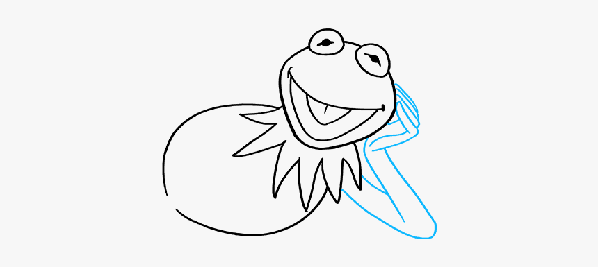 How To Draw Kermit The Frog - Draw A Small Kermit, HD Png Download, Free Download