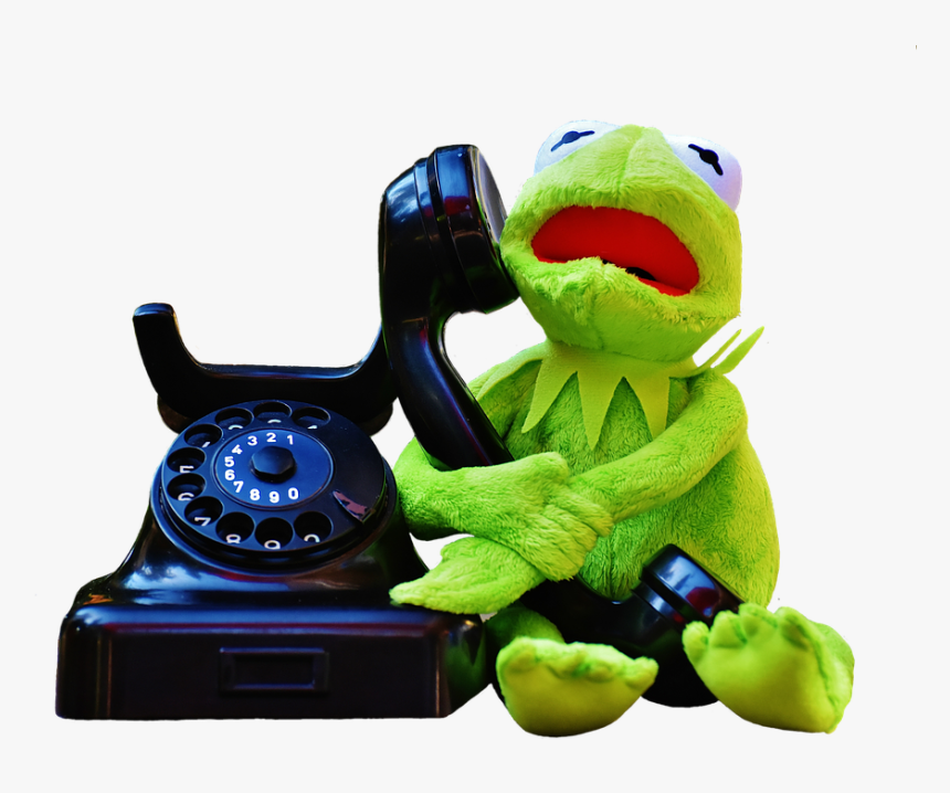Kermit, Frog, Phone, Figure, Funny, Frogs, Animal - Kermit Png, Transparent Png, Free Download