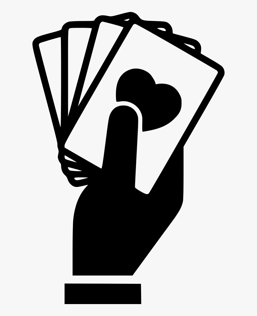 Hand Holding Playing Cards - Hand Of Cards Png, Transparent Png, Free Download