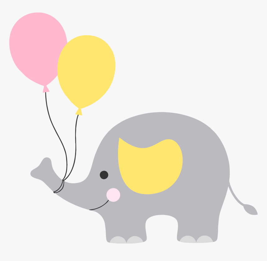 Baby Shower Elephant Clip Art - Baby Shower Png, Transparent Png, Free Download