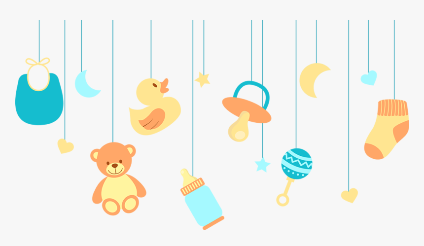 Transparent Baby Shower Border Clipart - Baby Shower Vector Png, Png Download, Free Download