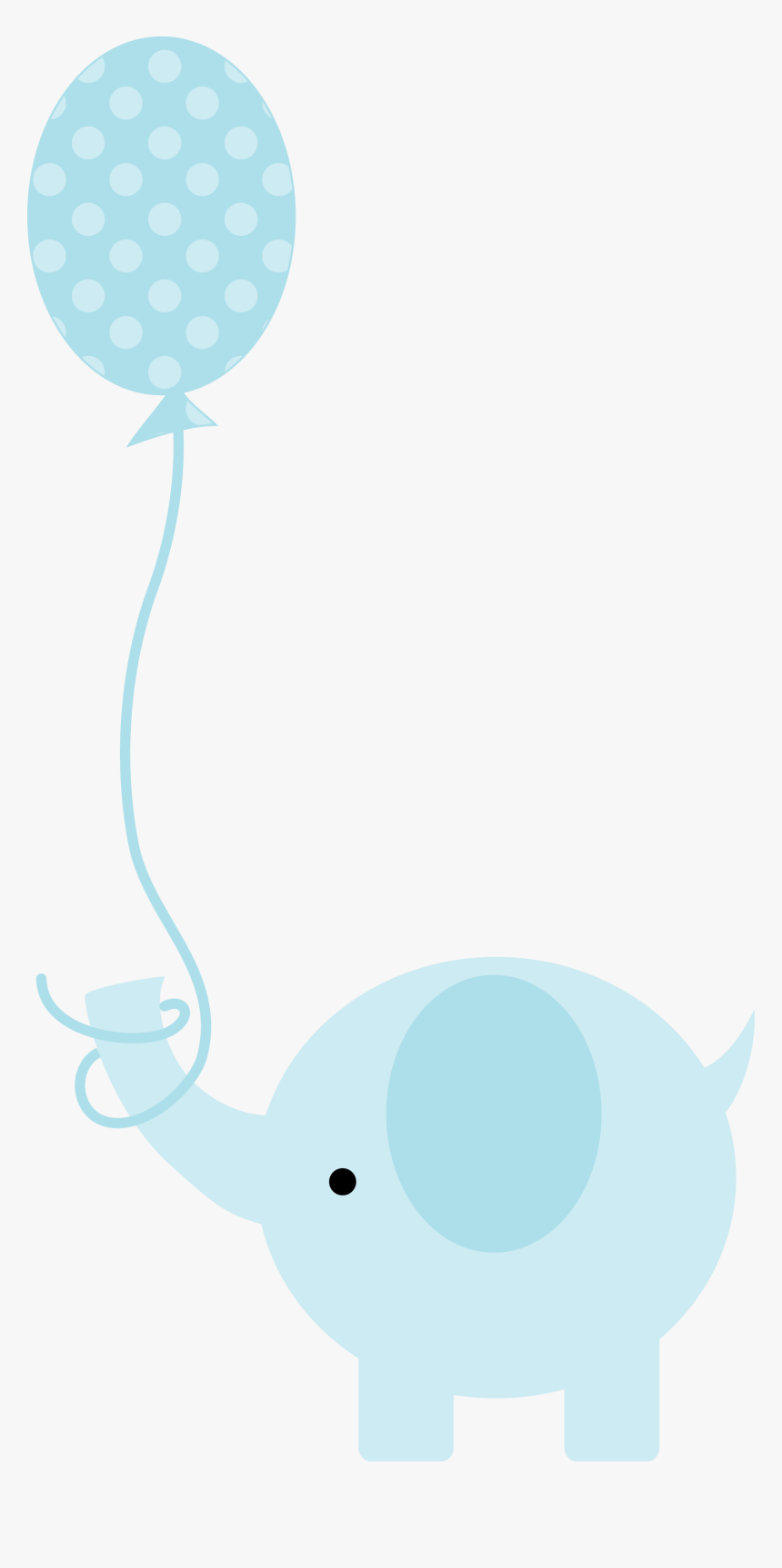 Transparent Baby Shower Clip Art - Elefante Con Globo Png, Png Download, Free Download