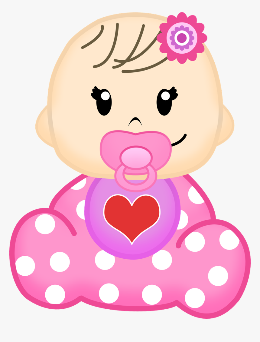 Bebe Para Baby Shower - Desenho De Nenem Menina, HD Png Download, Free Download