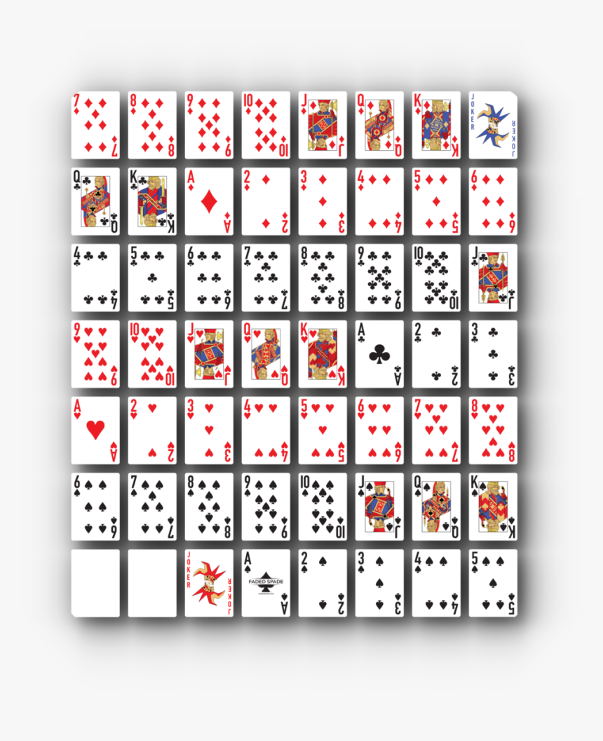 Faded Spade 100% Plastic Playing Cards , Png Download - Poker Playing Cards, Transparent Png, Free Download