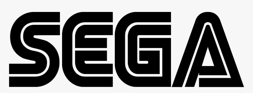 Sega - Sega Logo Black And White, HD Png Download, Free Download