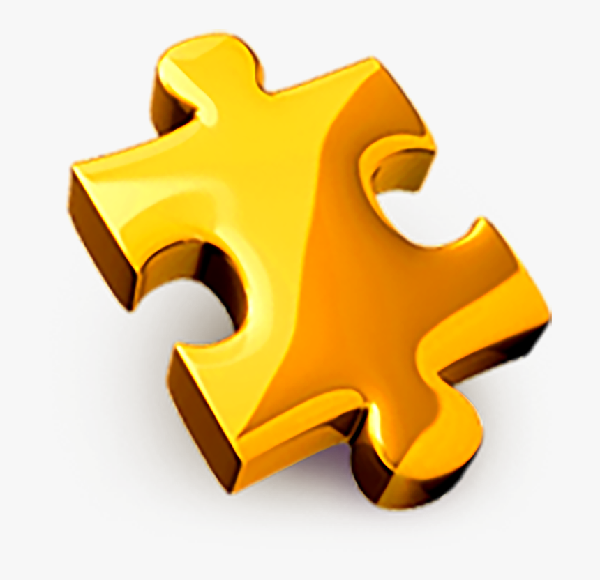 Golden Puzzle Piece Png, Transparent Png, Free Download