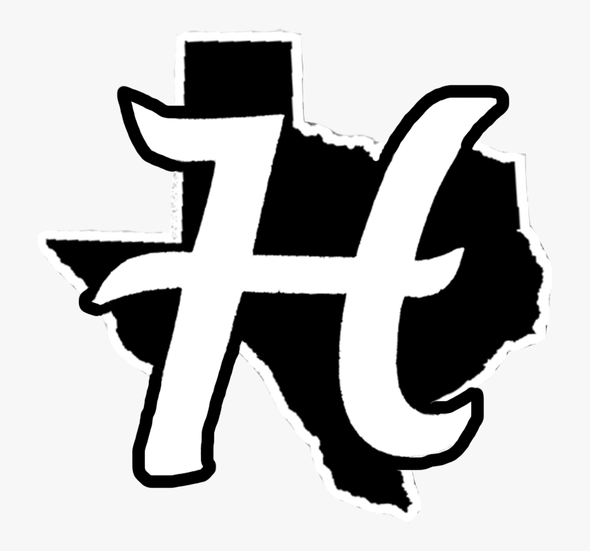 Hudson H Texas Black Outline H, HD Png Download, Free Download
