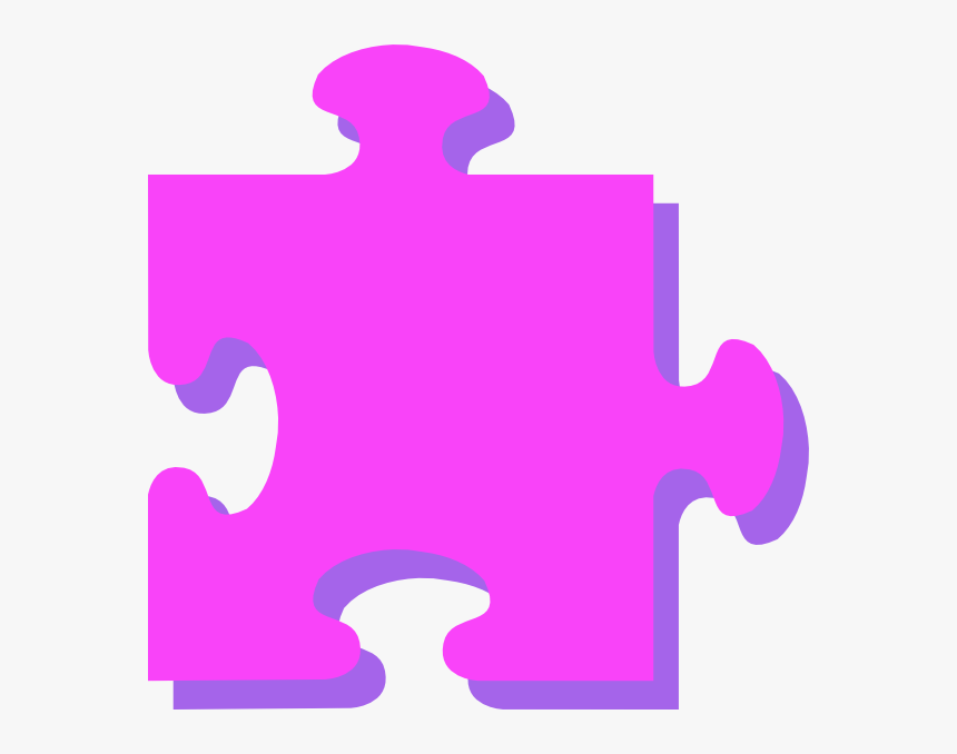 Puzzle Clipart Purple - Transparent Colorful Puzzle Pieces, HD Png Download, Free Download