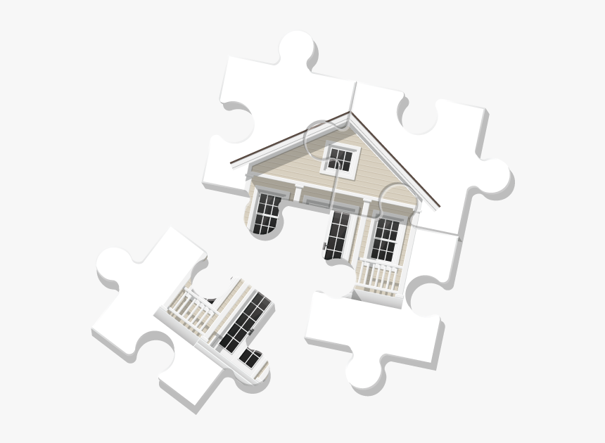 House Puzzle Pieces - Jigsaw Puzzle, HD Png Download, Free Download