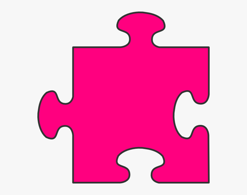 Pink Jigsaw Puzzle Piece, HD Png Download, Free Download