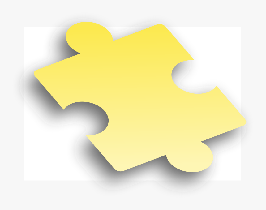 Puzzle Piece Yellow - Jigsaw Puzzle Clipart, HD Png Download, Free Download