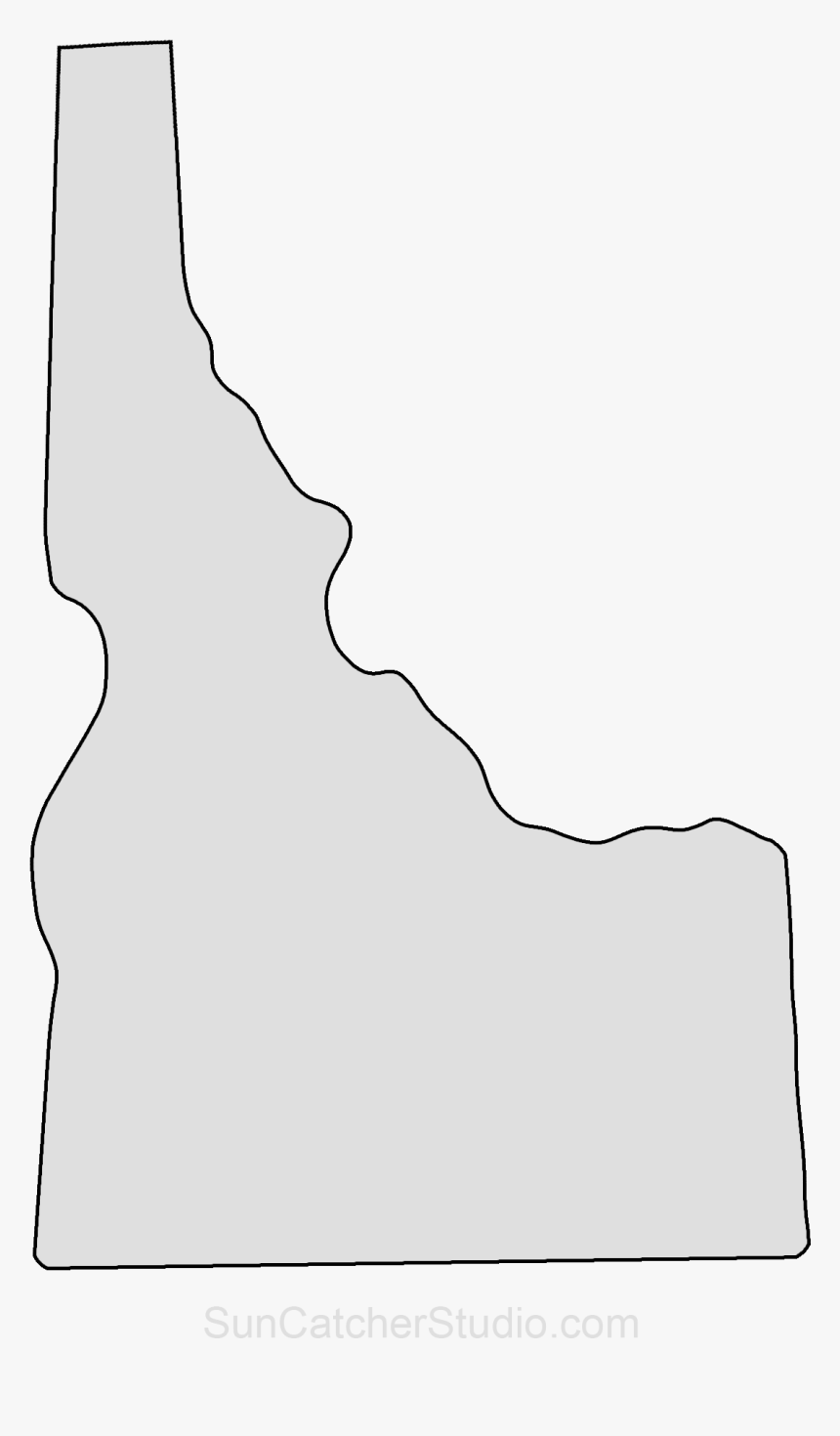 Idaho State Outline Png, Transparent Png, Free Download