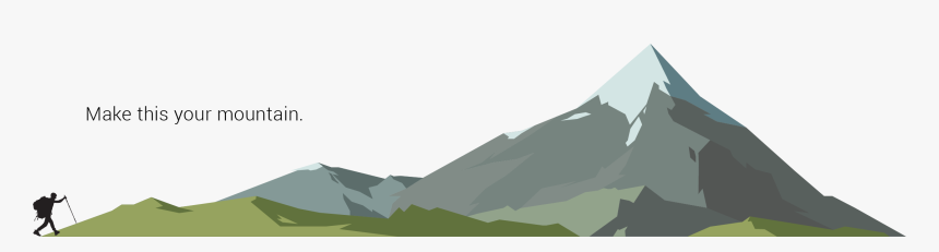 Transparent Mountain Range Png - Gradual Mountain, Png Download, Free Download