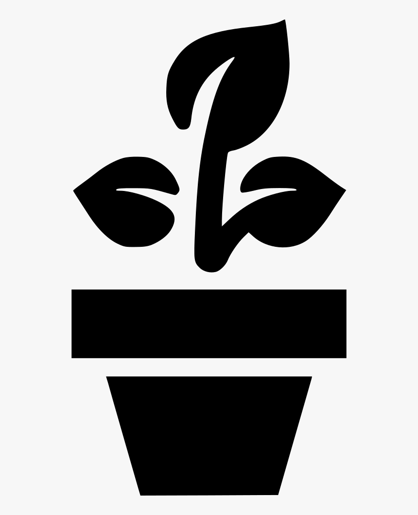 Potted Plant - Transparent Plant Hand Icon, HD Png Download, Free Download