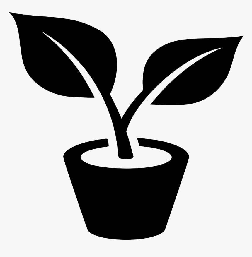 Potted Plant - Plants Icon Gray Png, Transparent Png, Free Download