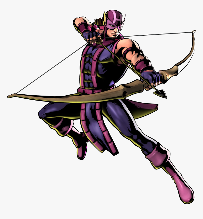 Hawkeye Png Pic - Ultimate Marvel Vs Capcom 3, Transparent Png, Free Download