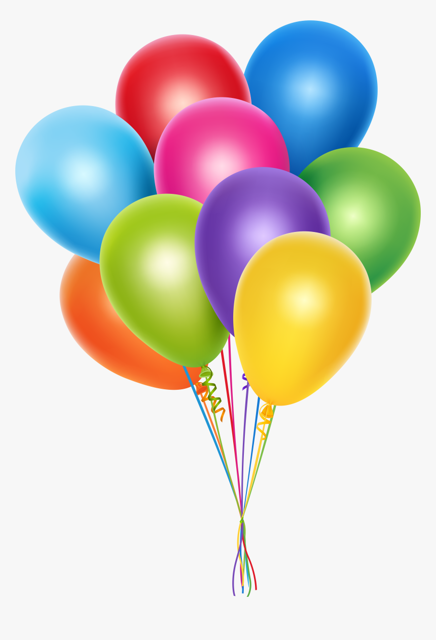 Bunch Of Balloons Png - Bunch Of Balloons Clipart, Transparent Png, Free Download