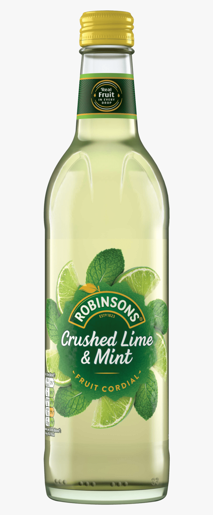 Robinsons Mint And Lime Cordial, HD Png Download, Free Download