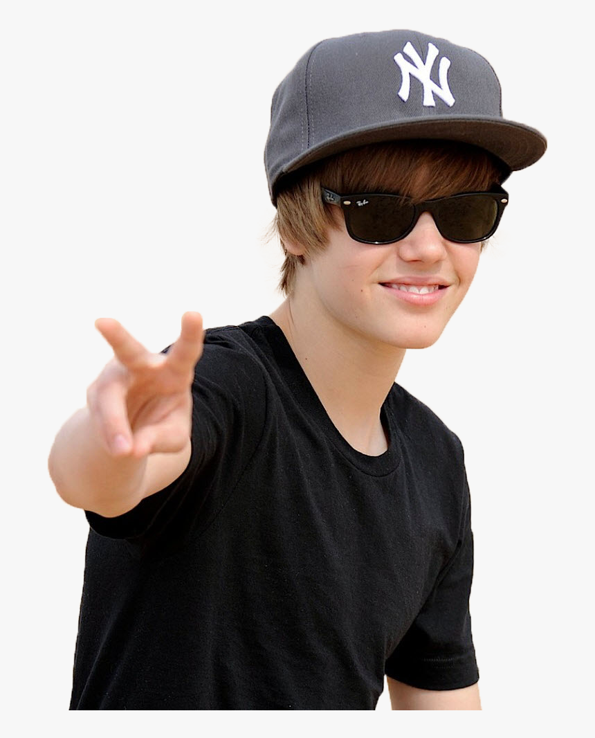 Justin Bieber Png Clipart - Ray Ban Wayfarer Justin Bieber, Transparent Png, Free Download