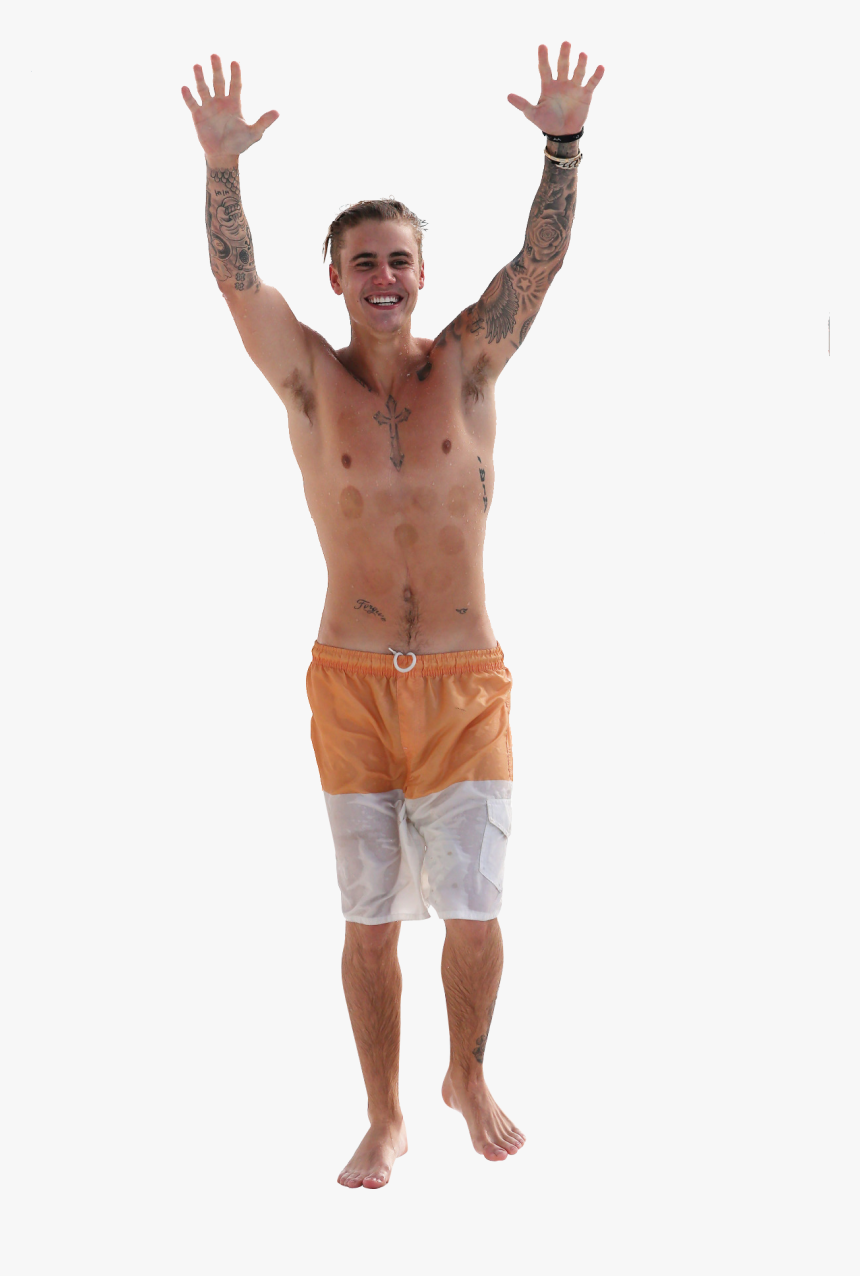 Justin Bieber Png - Justin Bieber Png Topless, Transparent Png, Free Download