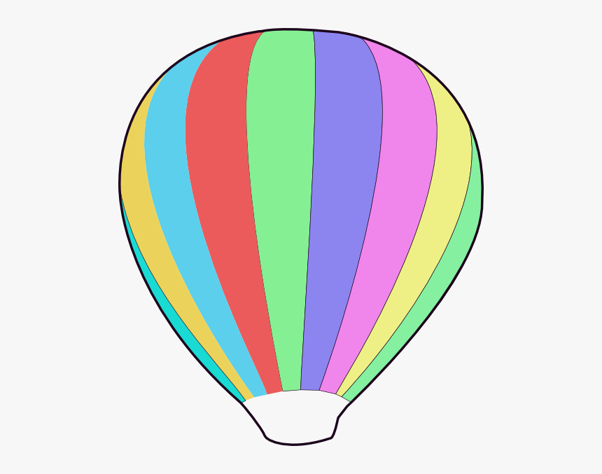 Hot Air Ballon Svg Clip Arts - Template Seuss Hot Air Balloon, HD Png Download, Free Download