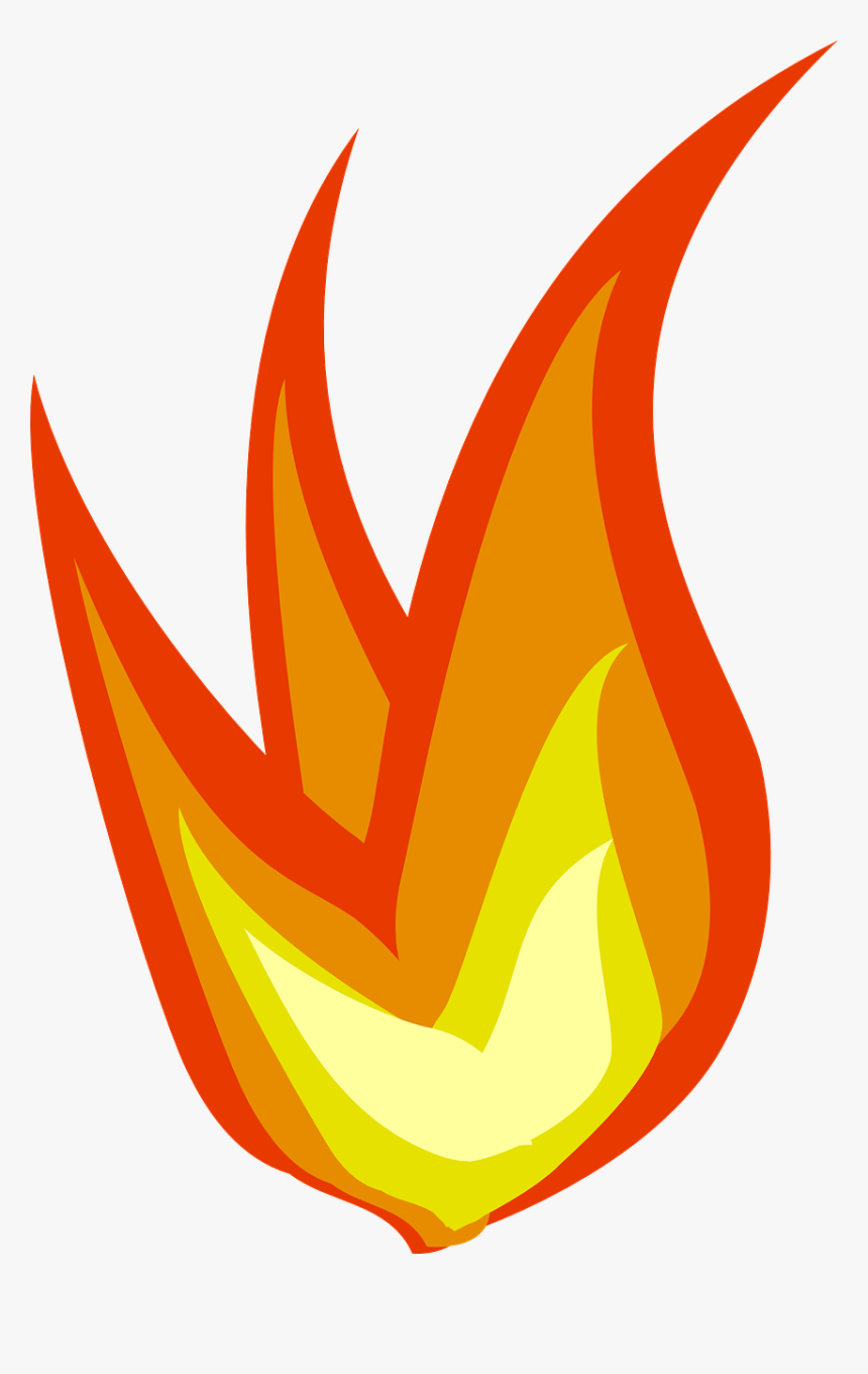 Fire Flames Clipart Heat - Cartoon Transparent Fire Gif, HD Png Download, Free Download