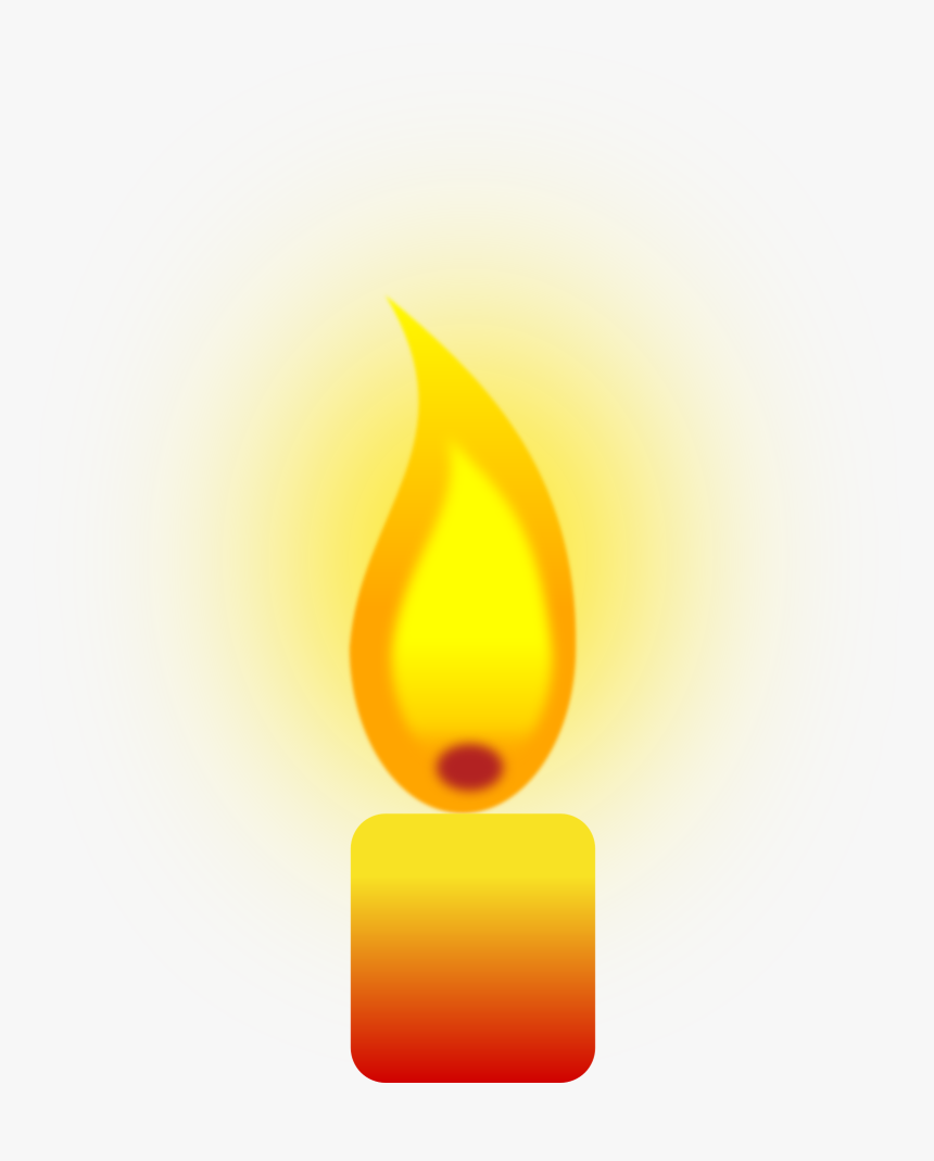 Candle, Fire, Cartoon, Lit, Flame, Light, Free - Candle Vector Transparent Background, HD Png Download, Free Download