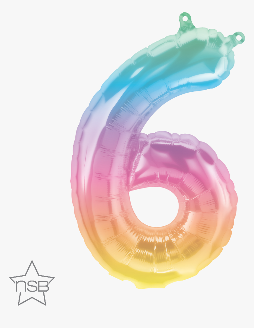 Number 6 Balloon Png, Transparent Png, Free Download