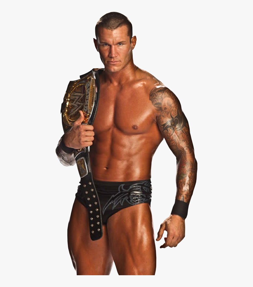 Tr Gg Randy Orton Youngest World Heavyweight Champion - Wwe Randy Orton Wwe Champion Png, Transparent Png, Free Download