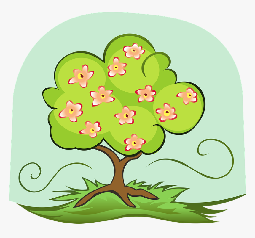 Cherry, Blossom, Tree, Spring, Bloom, Branch, Nature - Illustration, HD Png Download, Free Download