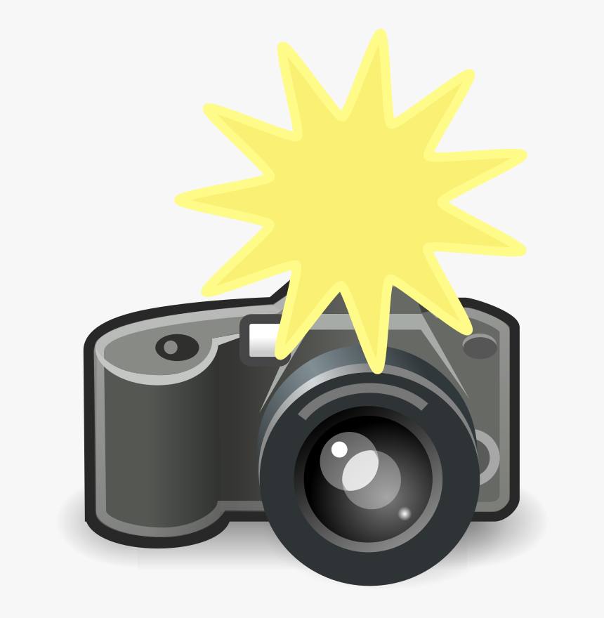 Loudspeaker,electronic Device,yellow - Camera Flash Clip Art, HD Png Download, Free Download