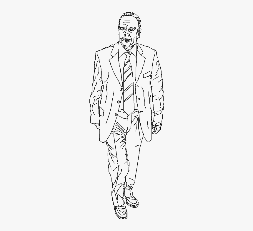 Man Walking3d View"
 Class="mw 100 Mh 100 Pol Align - Walking Person Drawing Transparent, HD Png Download, Free Download