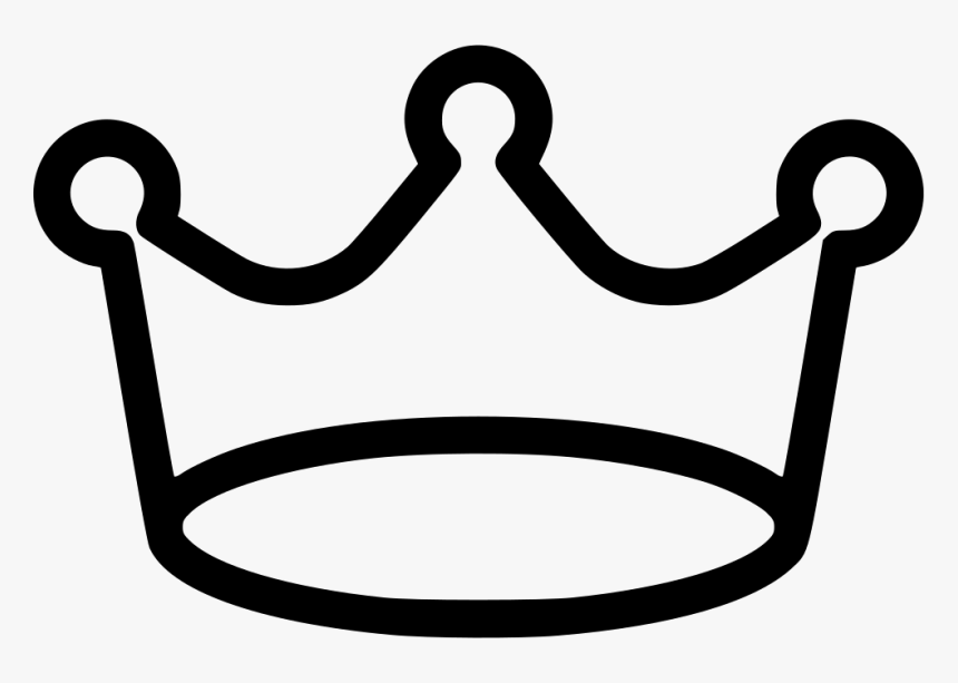 Transparent Crown Outline Clipart - Crown Black And White Icon, HD Png Download, Free Download