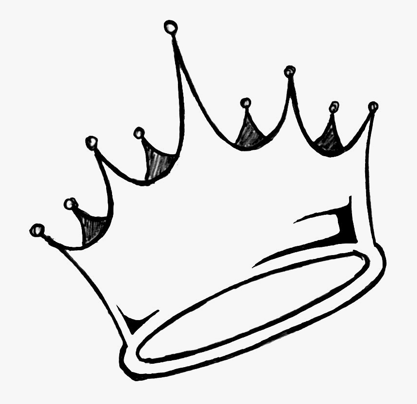 Thug Life Crown Png Pic - Easy Crown Drawing, Transparent Png, Free Download