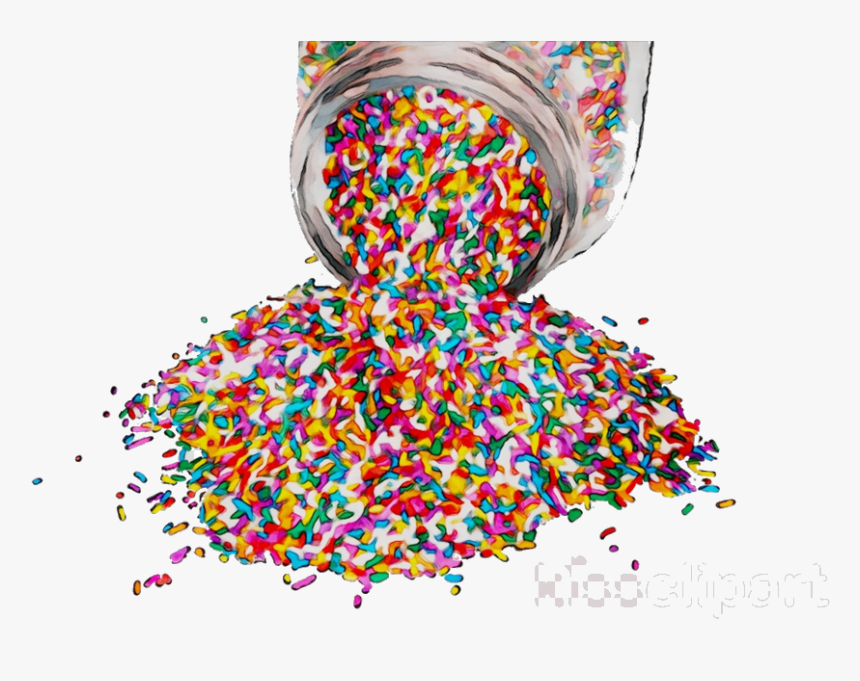 Sprinkles Party Confetti Clipart Transparent Clip Art - Transparent Sprinkles Clipart, HD Png Download, Free Download