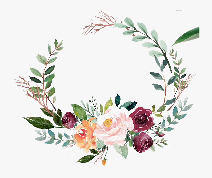Transparent Background Floral Wreath Png, Png Download, Free Download