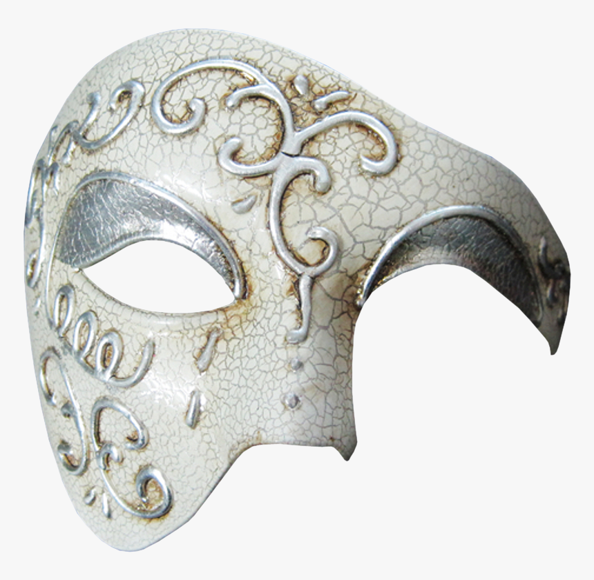 Vintage Series Phantom Of The Opera Half Face Masquerade - Phantom Of The Opera Mask Png, Transparent Png, Free Download