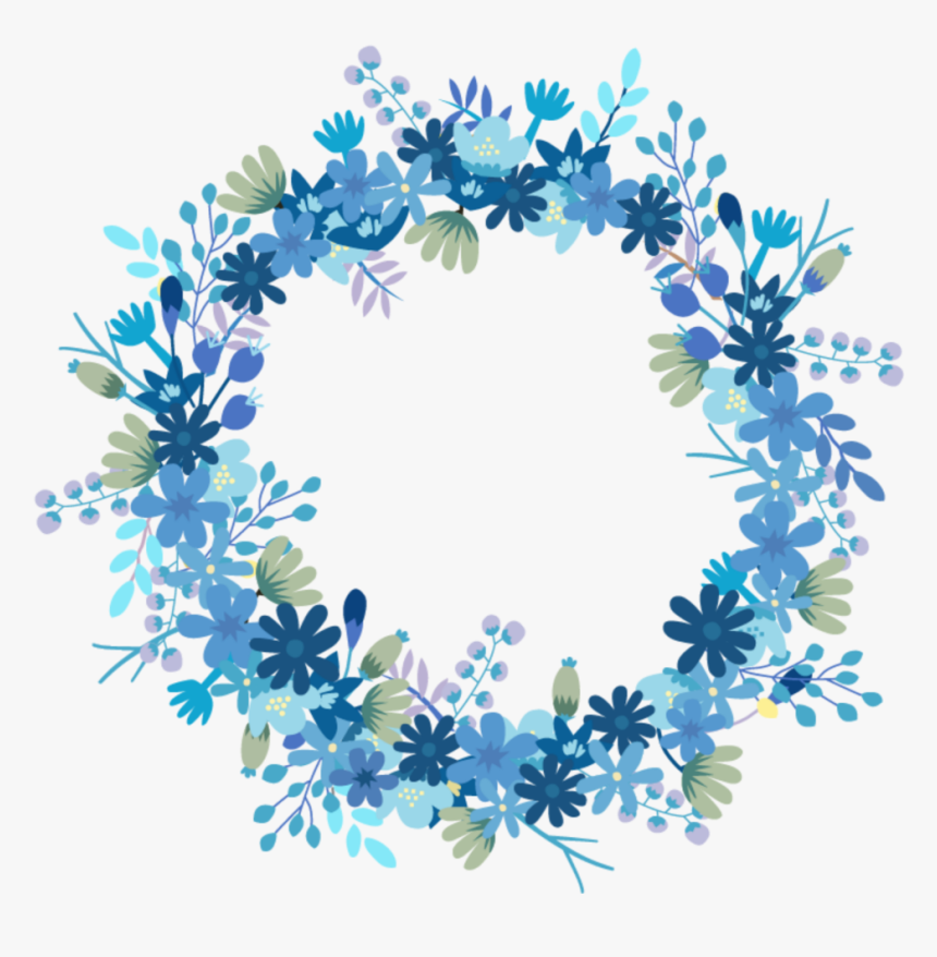 #mq #blue #flowers #flower #garden #nature #circle, HD Png Download, Free Download