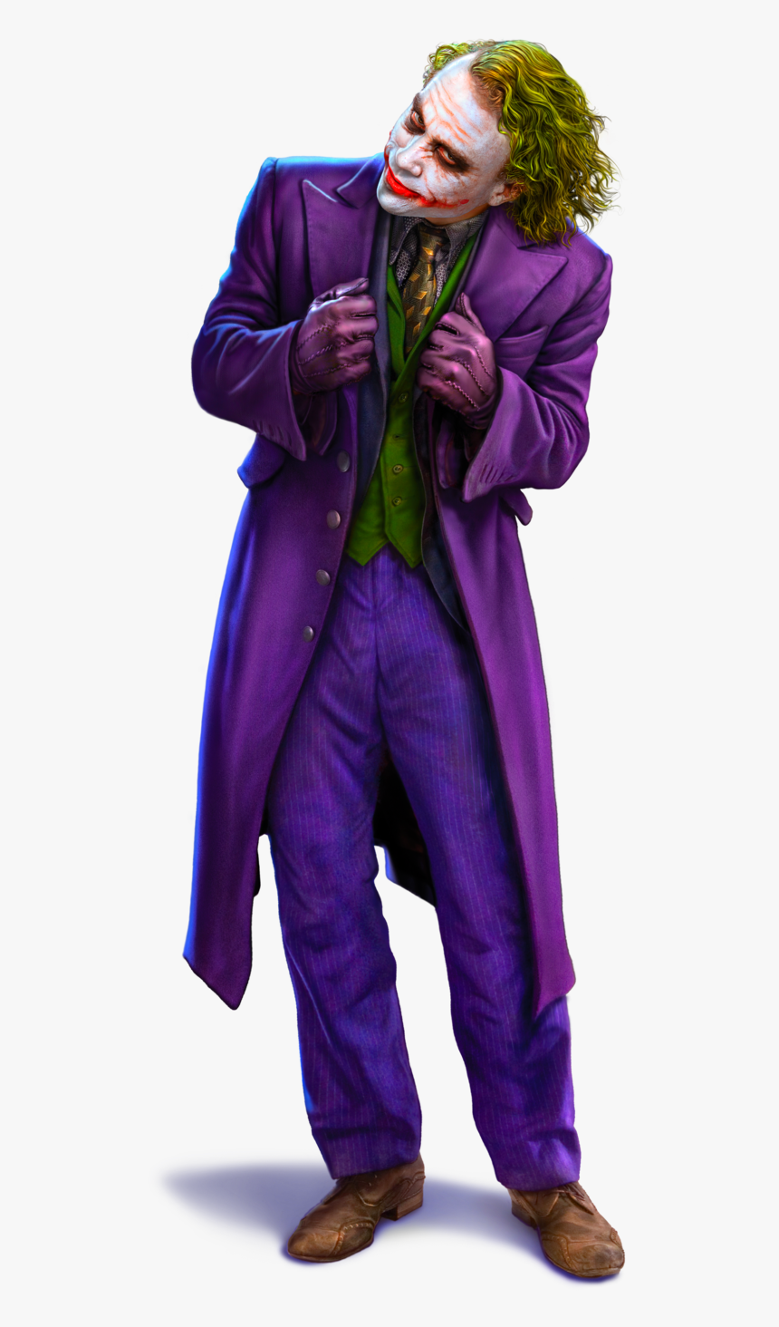 Heath Ledger Joker Png, Transparent Png, Free Download