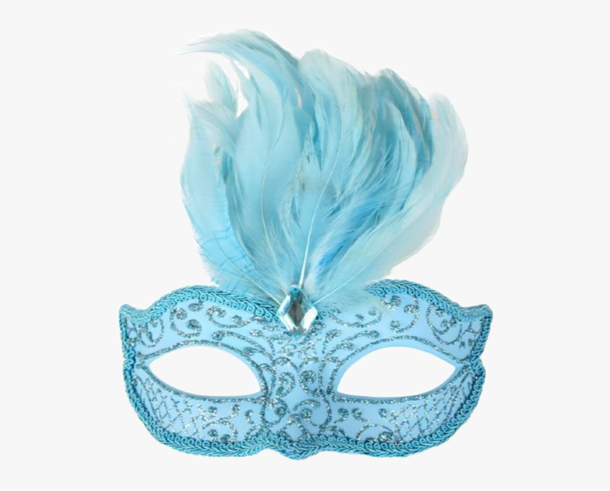 Party Costume Masks Messages Sticker-6 - Blue Masquerade Masks Hd, HD Png Download, Free Download