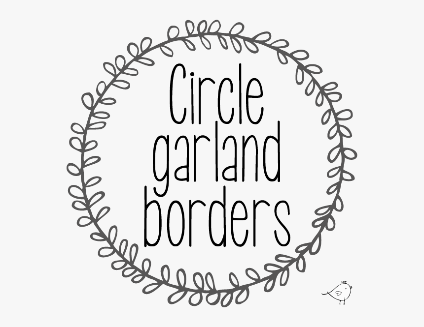 Circle Garland Borders, HD Png Download, Free Download