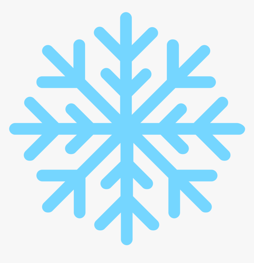 Snowflakes Png Download - Transparent Background Snowflake Emoji, Png Download, Free Download